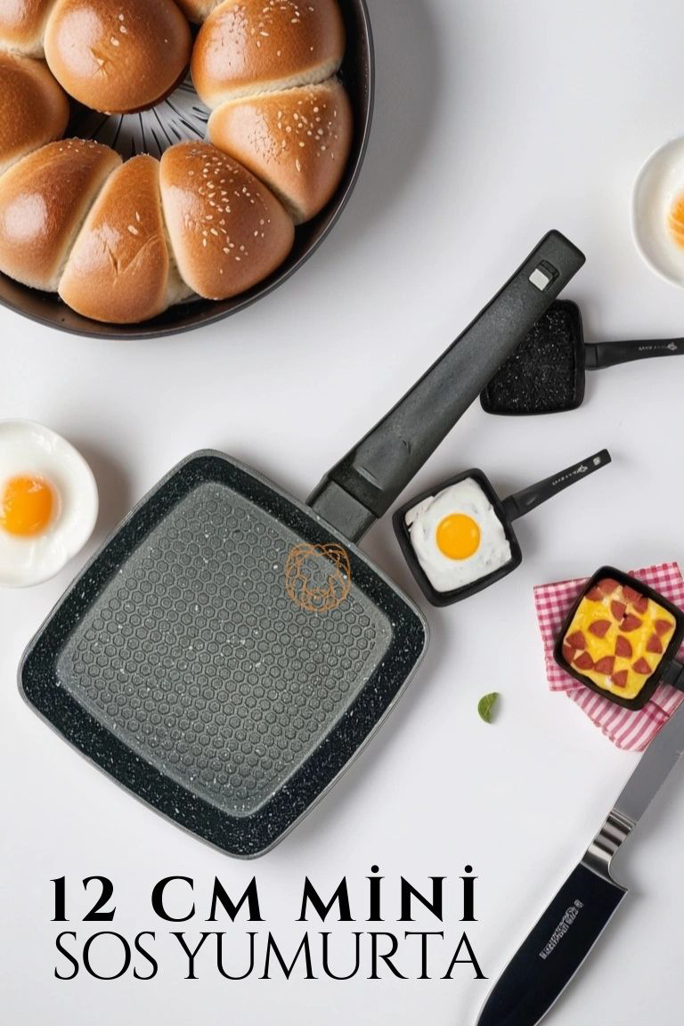 ModaCar Mini Döküm Yumurta Sos Tavası 