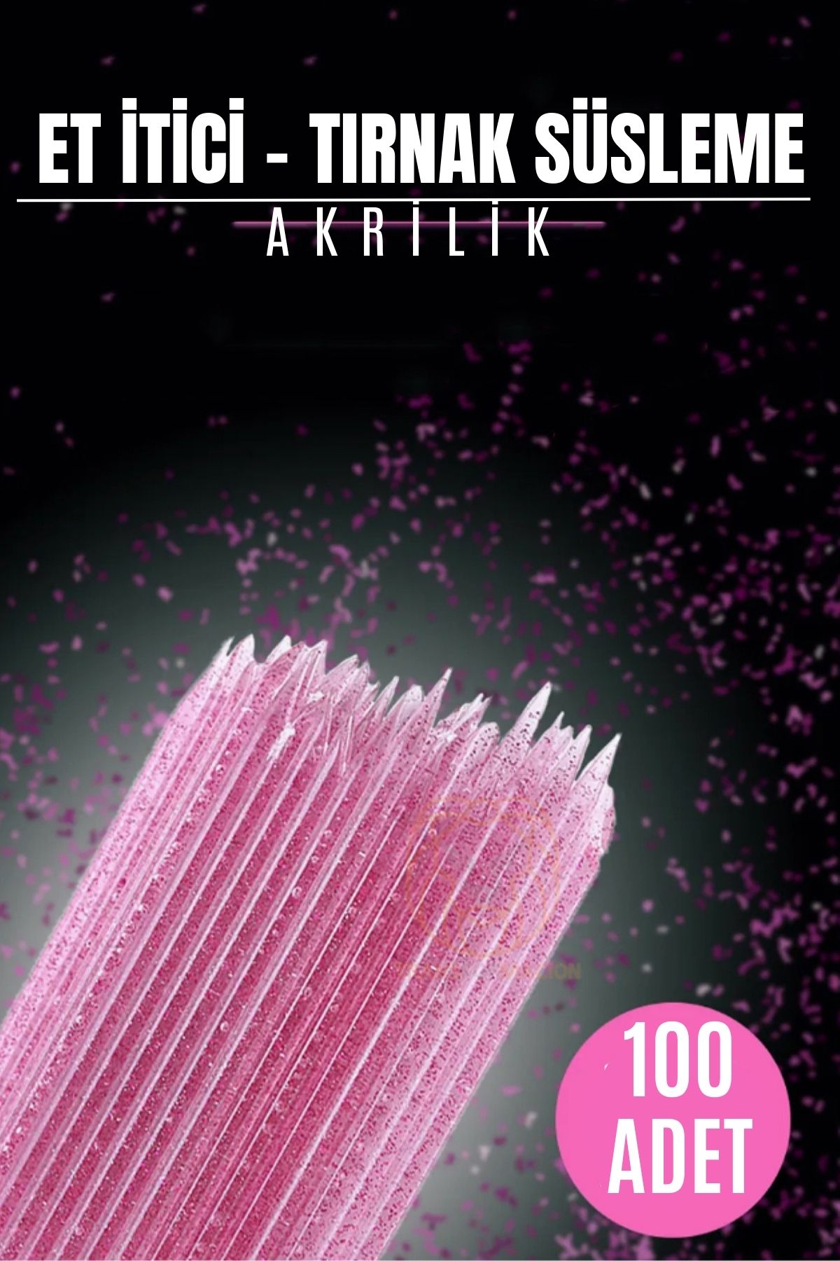 ModaCar Nan Tırnak Temizleyici Tırnak Et İtici 100 Adet Absolute Professional