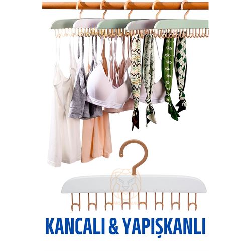 ModaCar Sütyen Askısı Dolap İçi Şal Kravat Kemer Çanta Askısı 