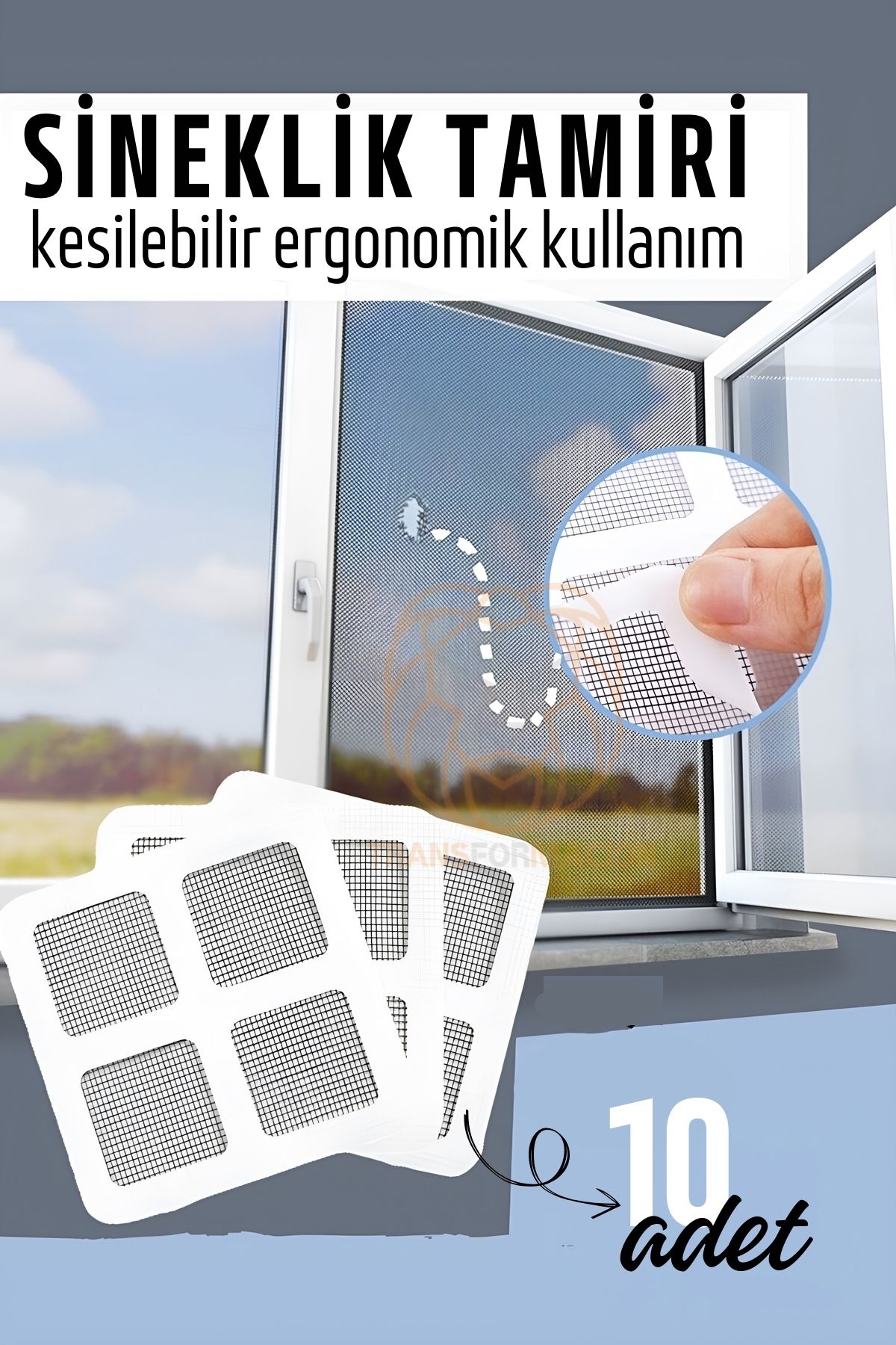 Sineklik Tamir Bandı 10 ADET 10 x 10 cm 