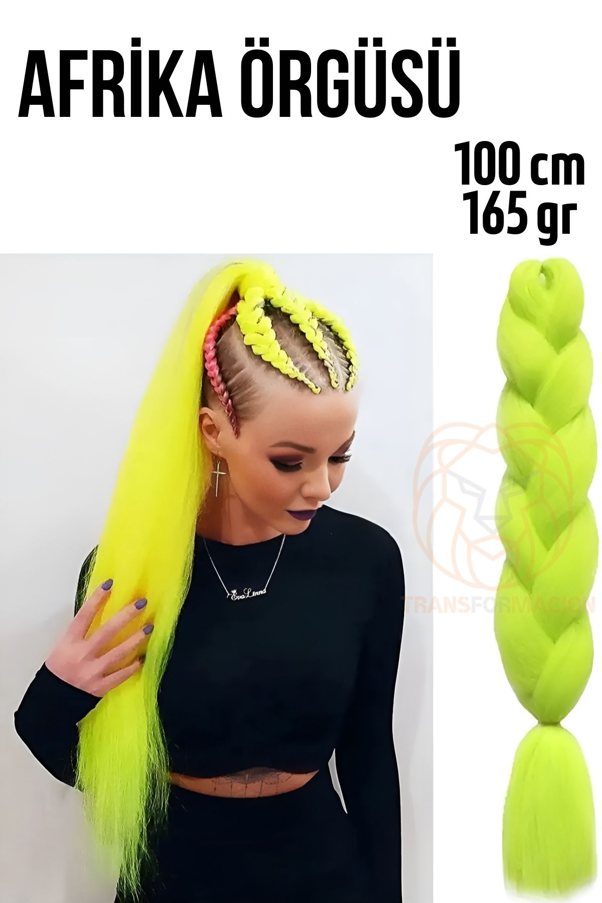 ModaCar Afrika Örügüsü Rasta 100 Cm 165 Gr 1096 Sarı 