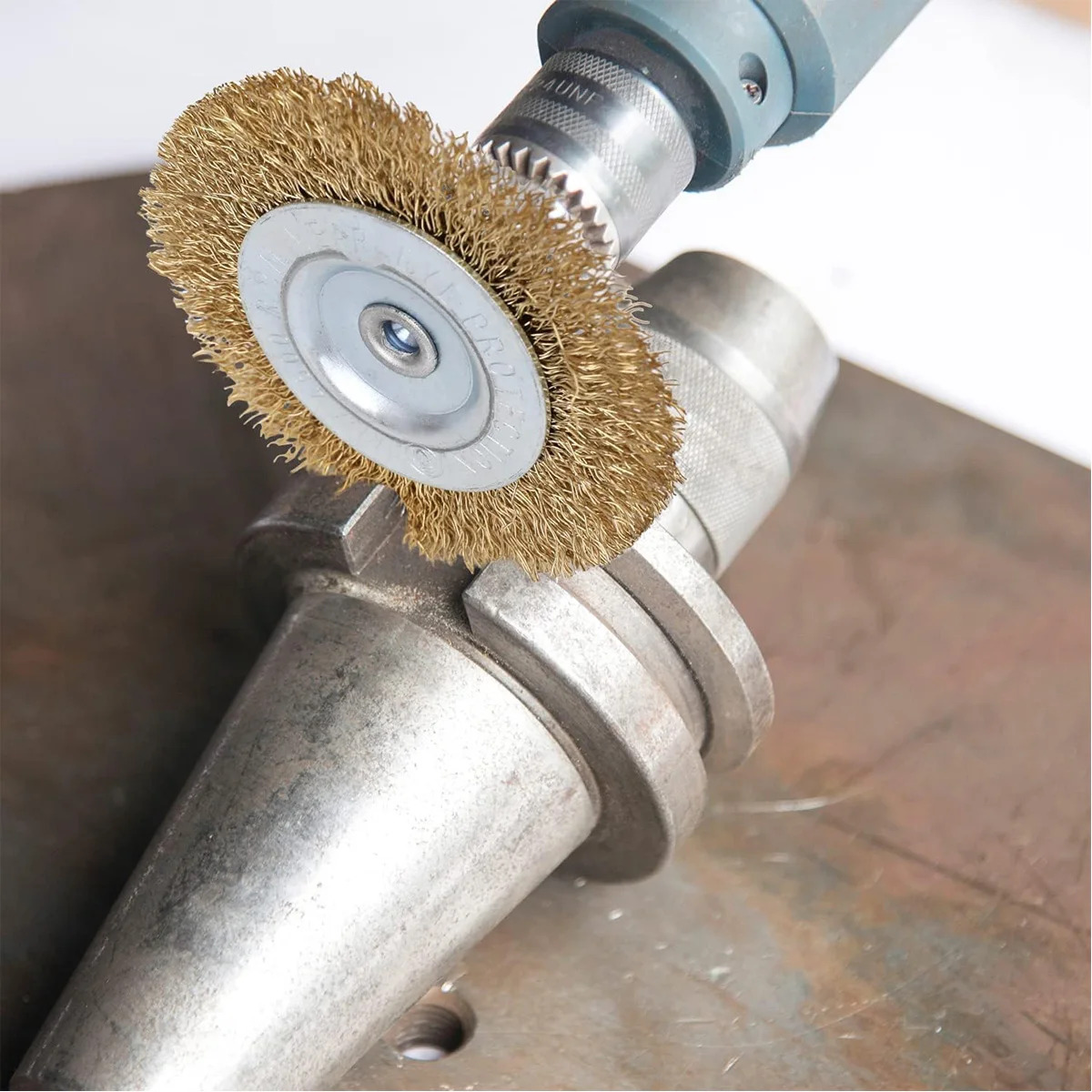 Matkap Uyumlu Saçaklı Pimli Tel Fıça Fırça Seti 1/4 inç 721170