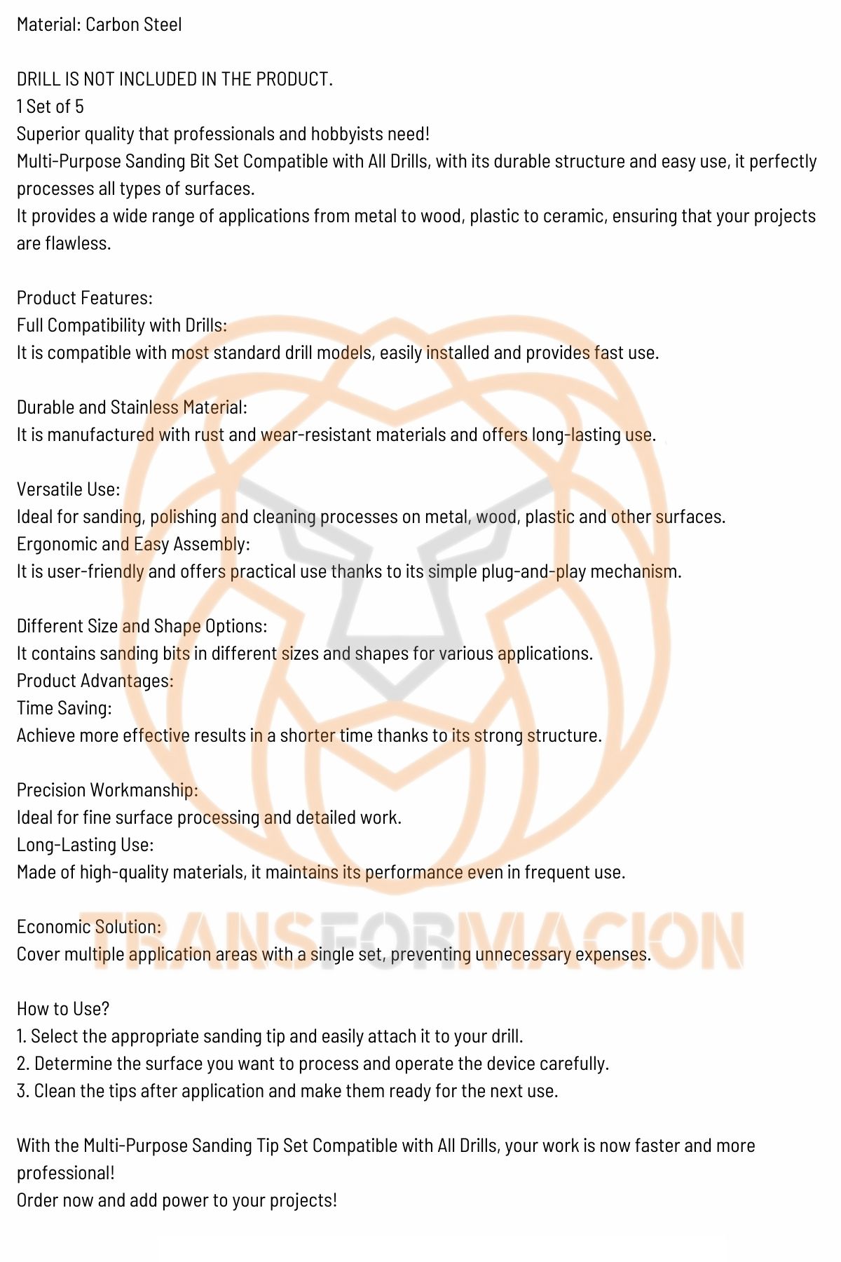 Matkap Uyumlu Saçaklı Pimli Tel Fıça Fırça Seti 1/4 inç 721170