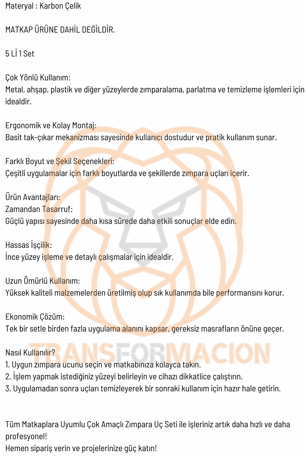 Matkap Uyumlu Saçaklı Pimli Tel Fıça Fırça Seti 1/4 inç 721170