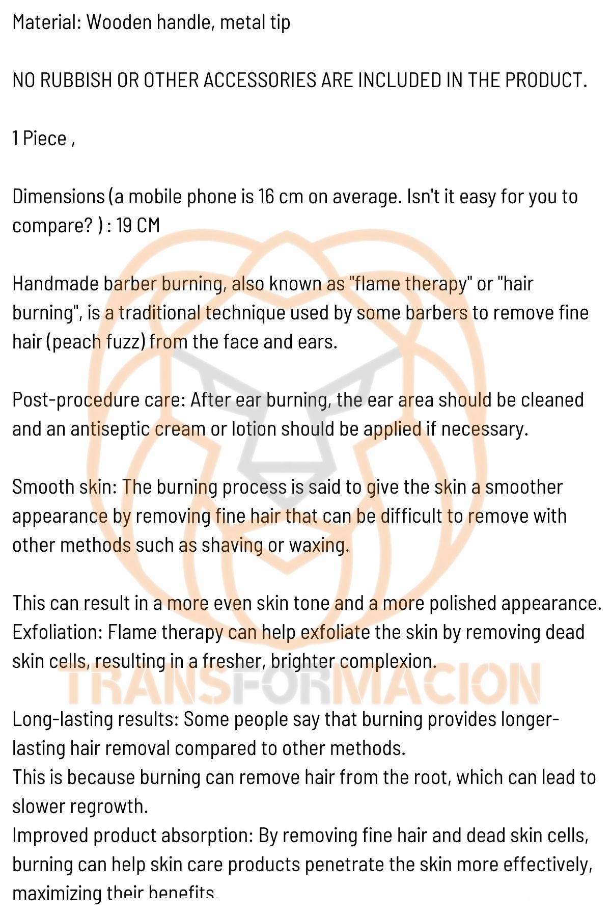 Geleneksel İspirto Yakma Çubuğu 721177