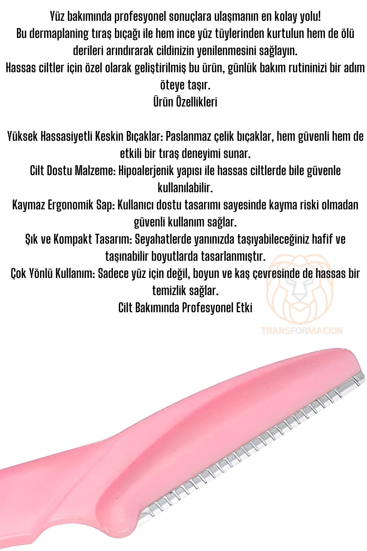 Kaş Şekillendirici Kaş Dermaplaner Yüz Usturası Solingen Professional 721180