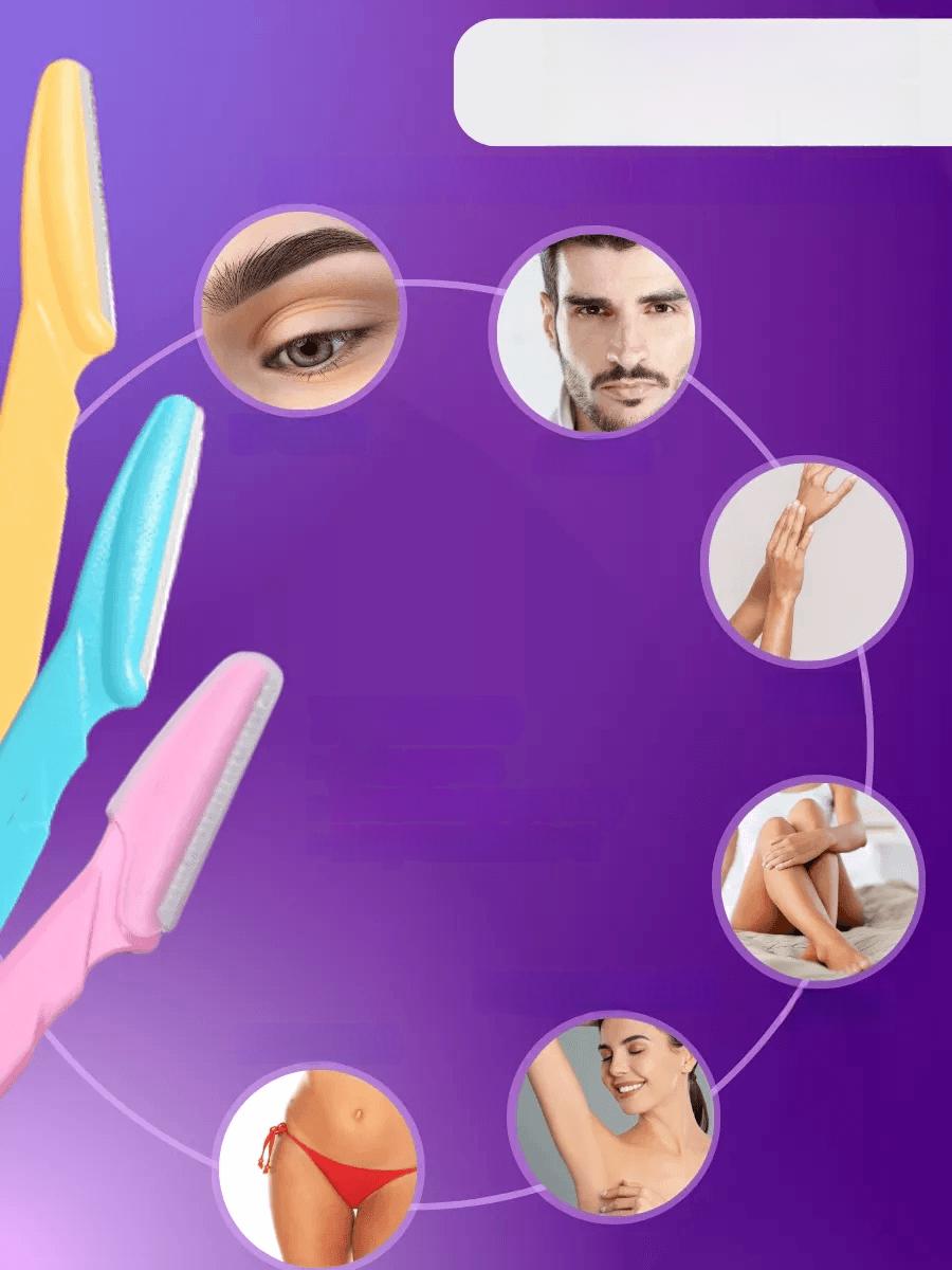 Kaş Şekillendirici Kaş Dermaplaner Yüz Usturası 3 ADET 721181