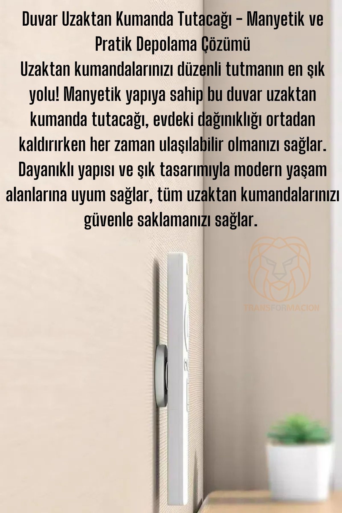 Mıknatıslı Çok Amaçlı Kumanda Telefon Tutucu 2 ADET 721182