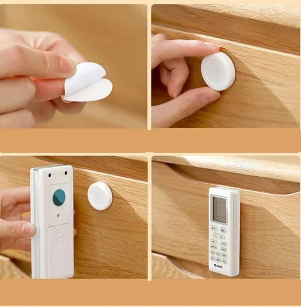 Mıknatıslı Çok Amaçlı Kumanda Telefon Tutucu 2 ADET 721182