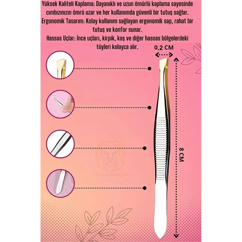 TransForMacion 2 mm Micro İnce Uçlu Cımbız Çelik Solingen Professional 721185
