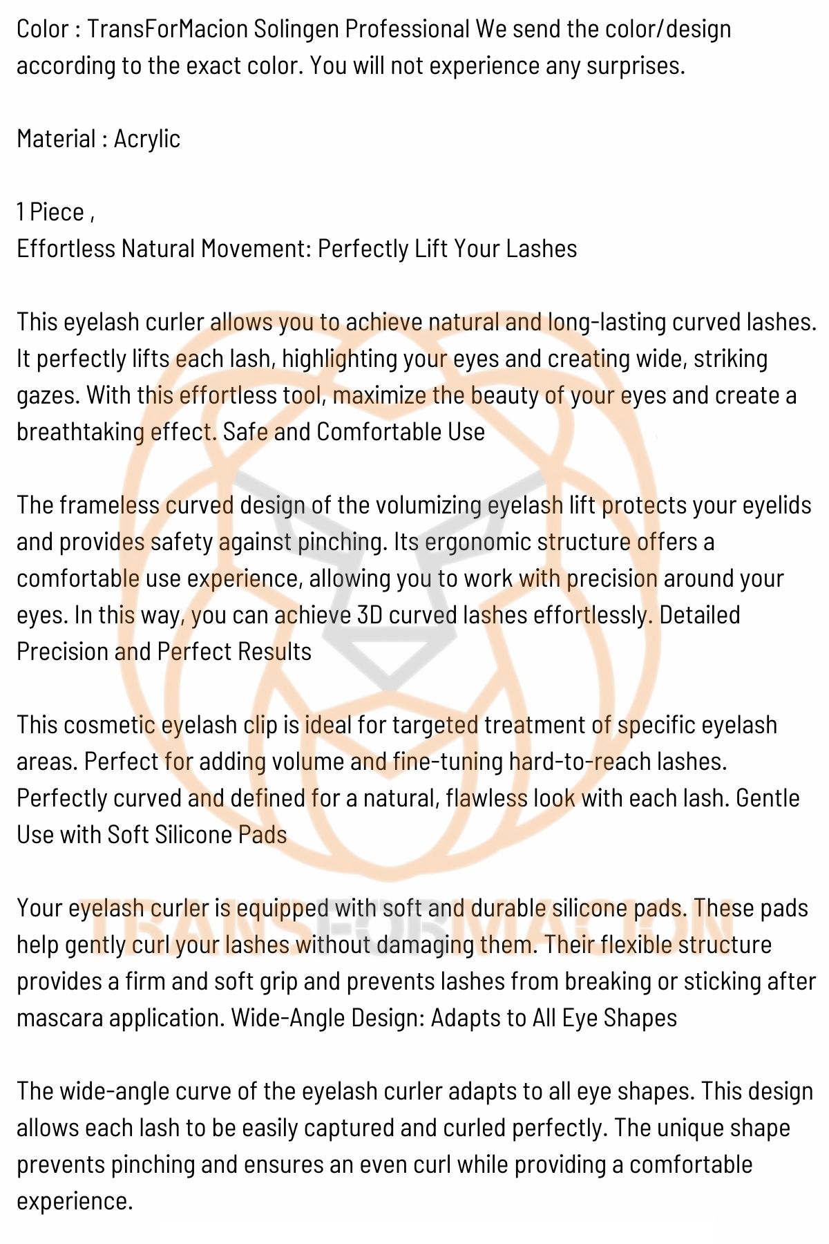 TransForMacion Avenger Kirpik Kıvırıcı  Solingen Professional 721186