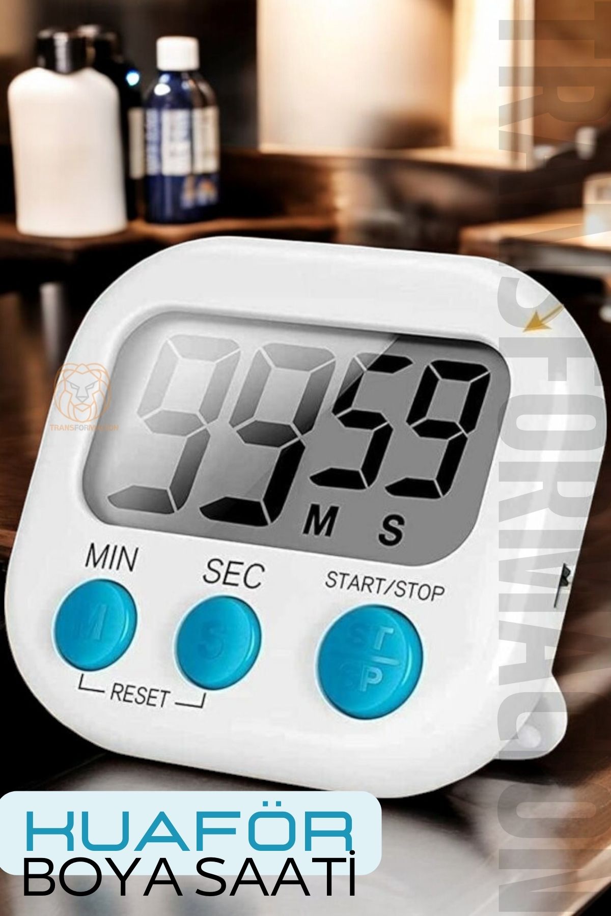 Kuaför Boya Kronometresi Berber Kuaför Dijital Kronometre 721190