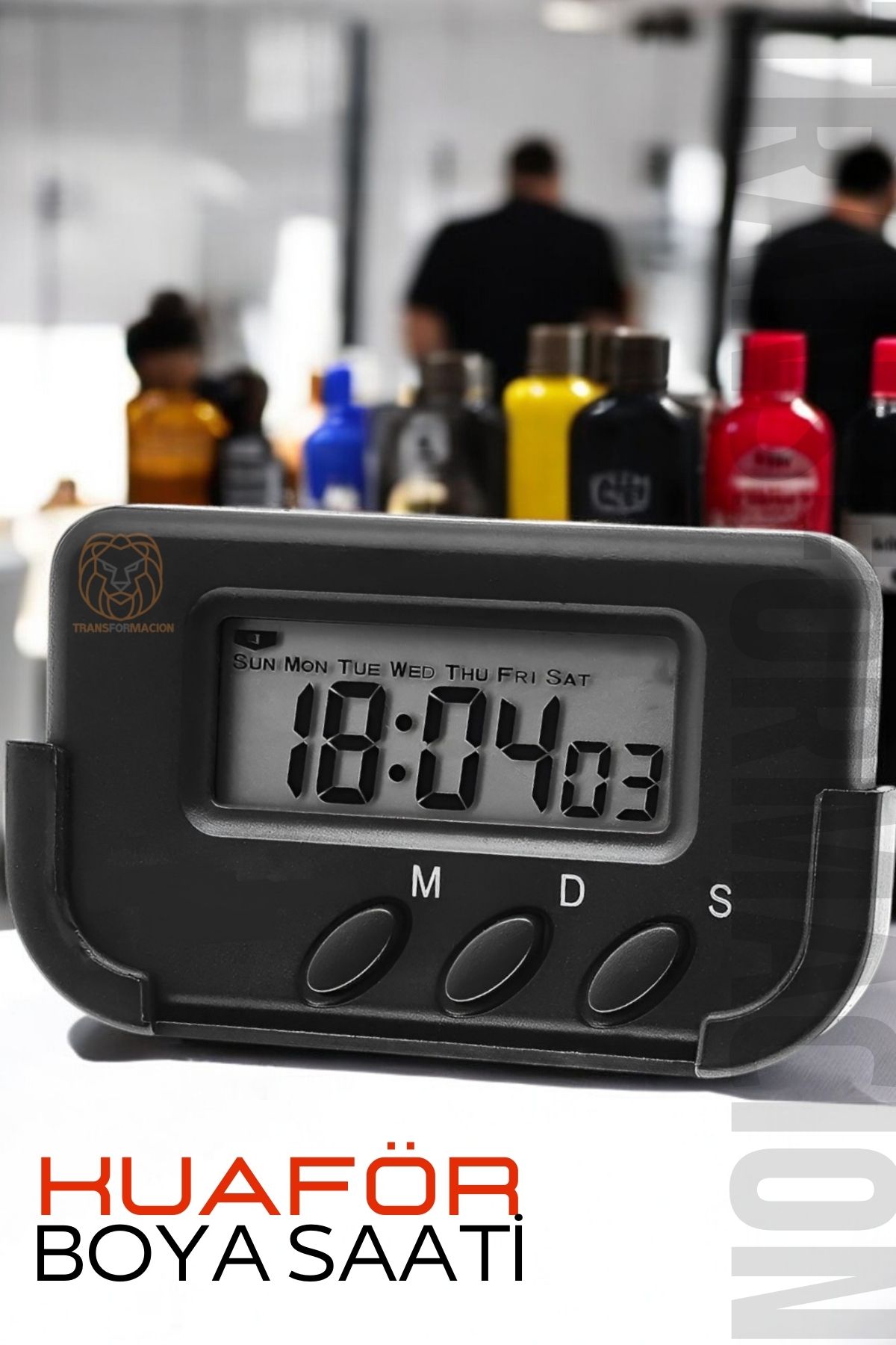 ModaCar Kuaför Boya Kronometresi Berber Kuaför Dijital Zamanlayıcı Saat 