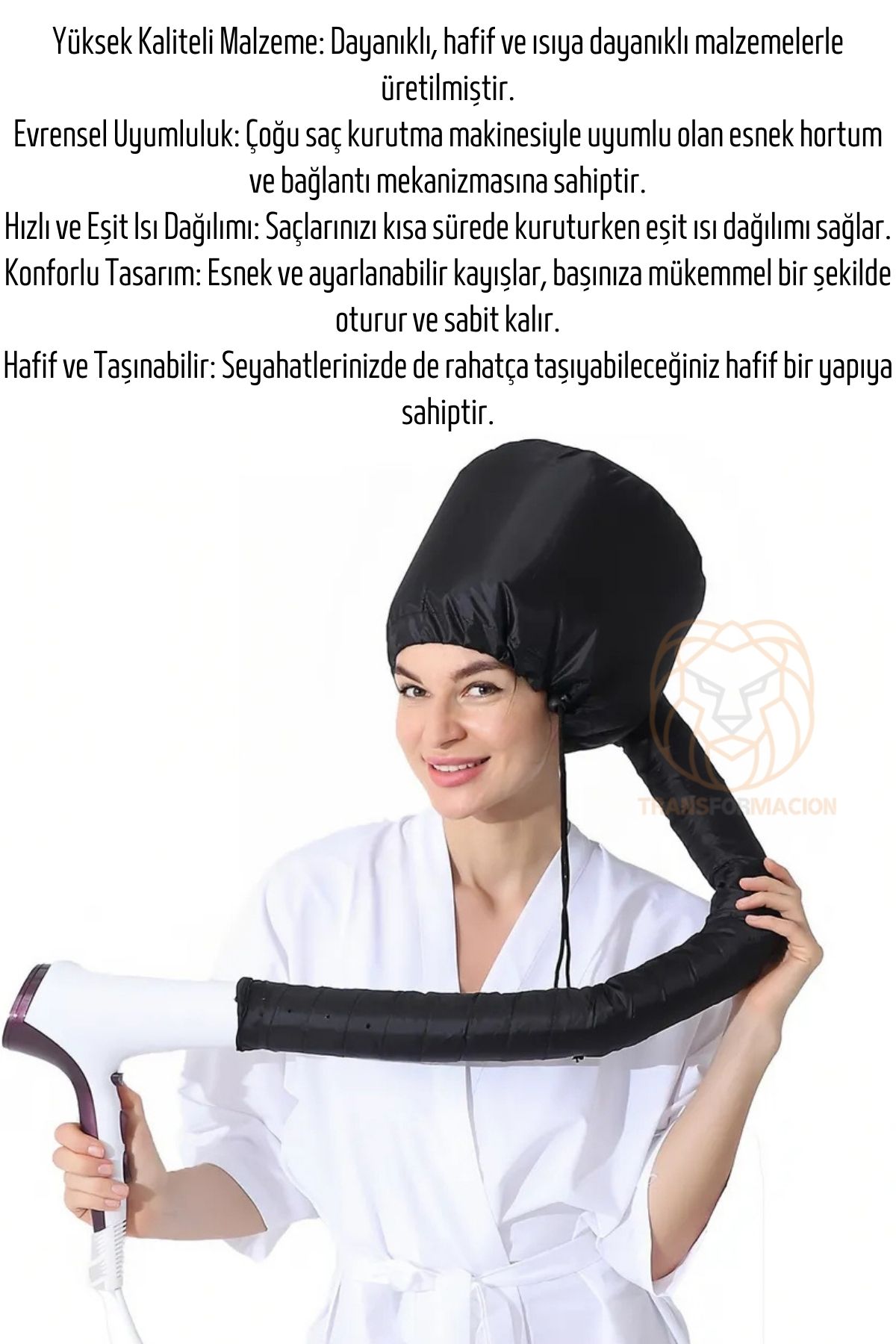 TransForMacion Hortumlu Saç Kurutma Fön Başlığı 721198