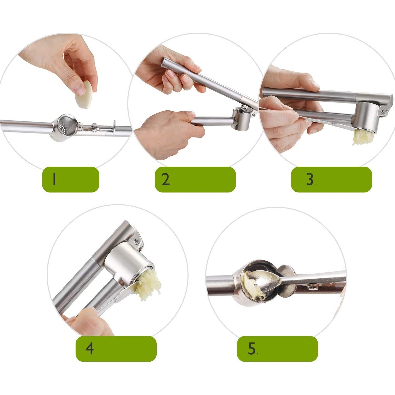 Sarımsak Ezici 304 Paslanmaz Çelik 721210 