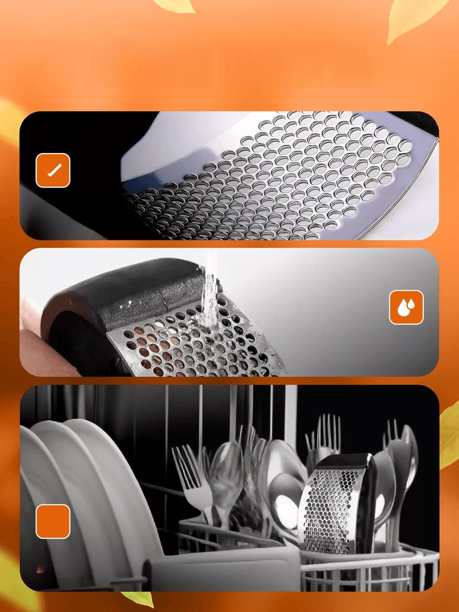 Sarımsak Ezici Zencefil Meyve Ezici 304 Paslanmaz Çelik 721211