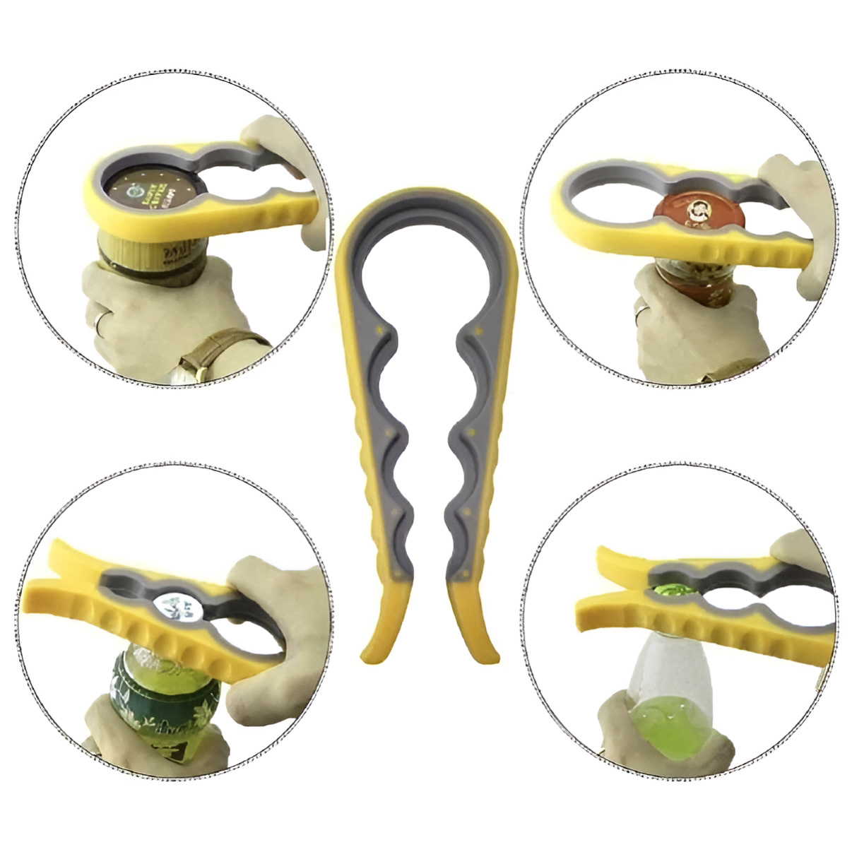 Kavanoz Şişe Açacağı 4 Tip Açacak 4 in 1 721223