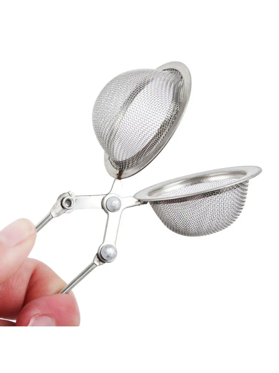 Kıskaçlı Bitki Çayı Filtresi Top Çay Demliği Çay Filtresi Maşası 721230