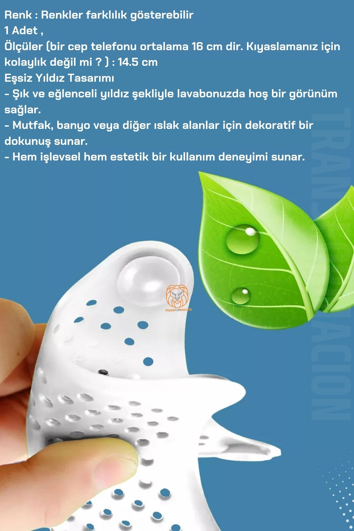 Vantuzlu Gider Süzgeci Lavabo Süzgeci Banyo Dış Süzgeci 721231