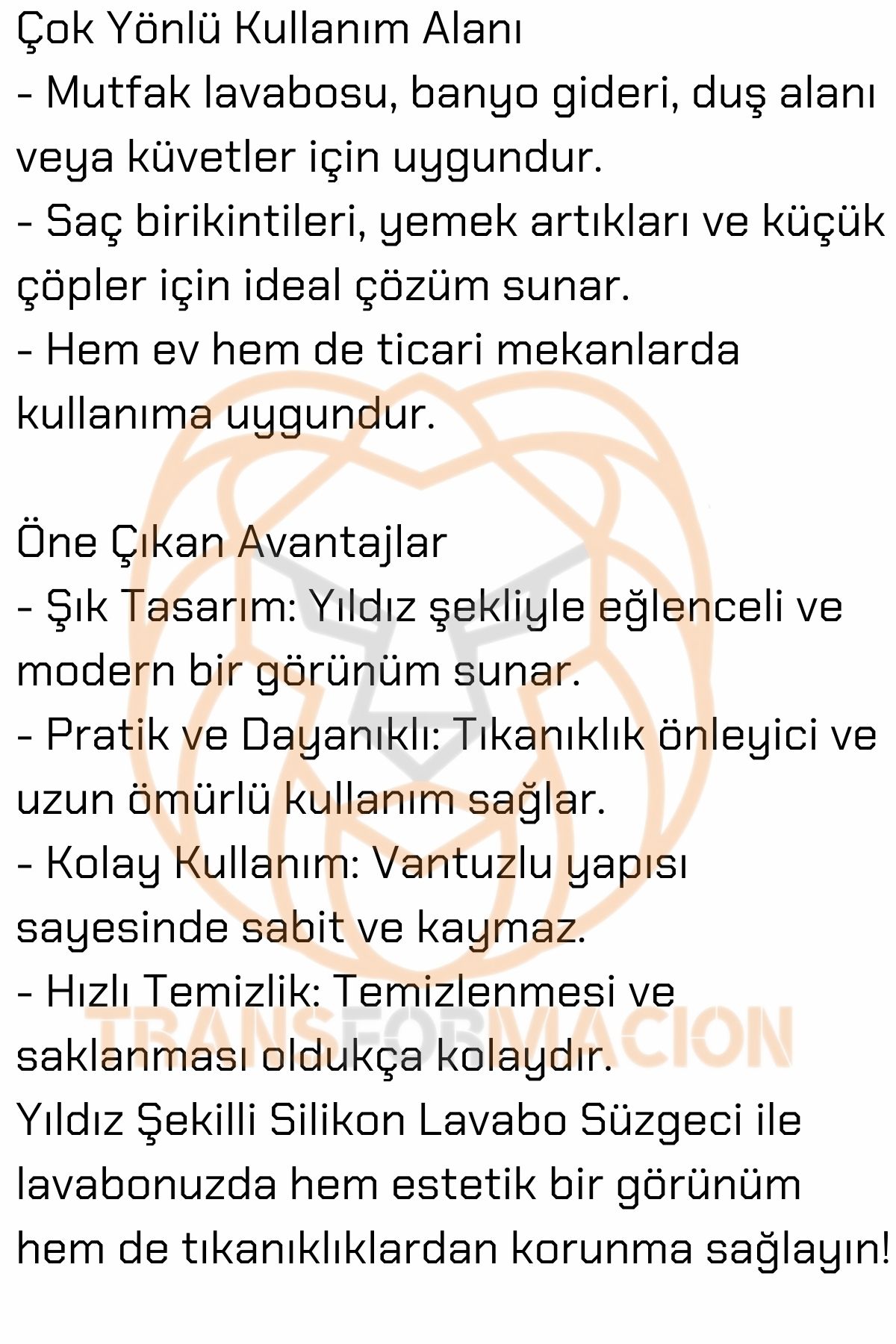 Vantuzlu Gider Süzgeci Lavabo Süzgeci Banyo Dış Süzgeci 721231