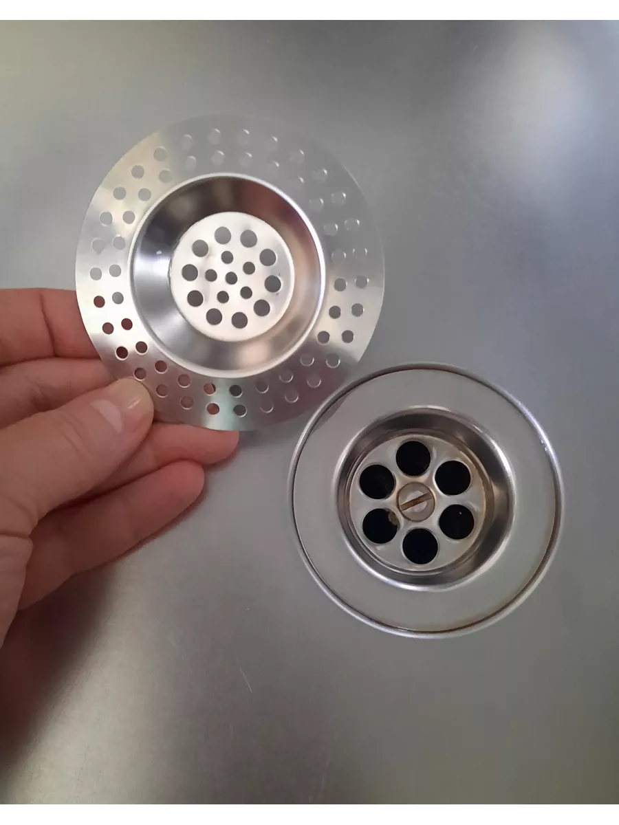 Çelik Lavabo Süzgeci 2 ADET 721232