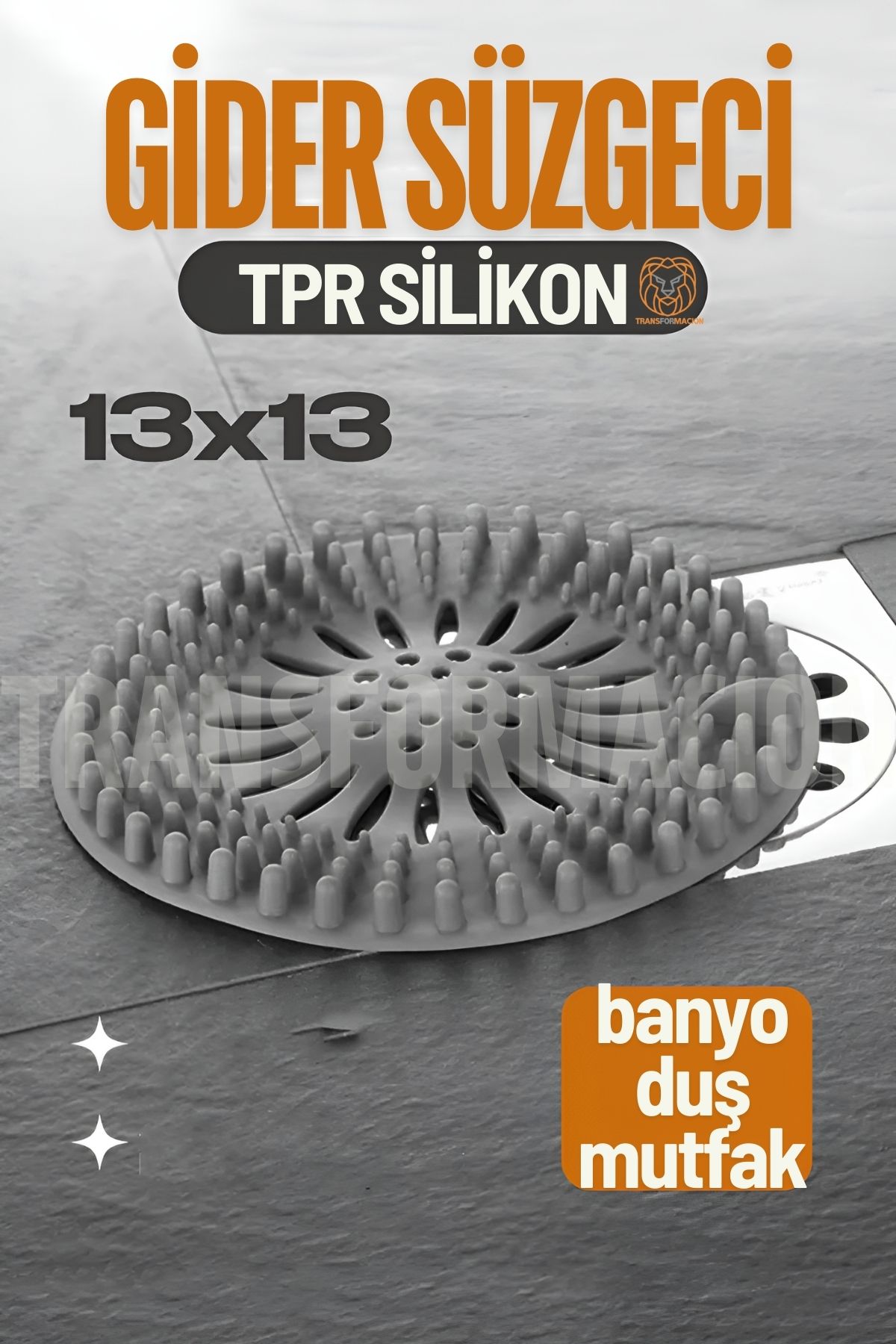 TransForMacion Gider Süzgeci Lavabo Süzgeci Banyo Dış Süzgeci 721233