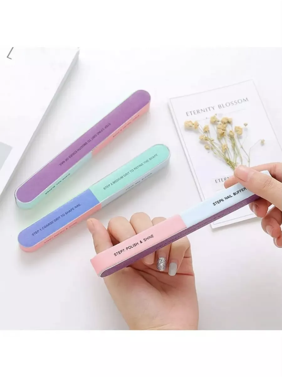 7 Yüzeyli Tırnak Törpü ve Parlatma Blok Sünger Solingen Professional 2 adet  721236