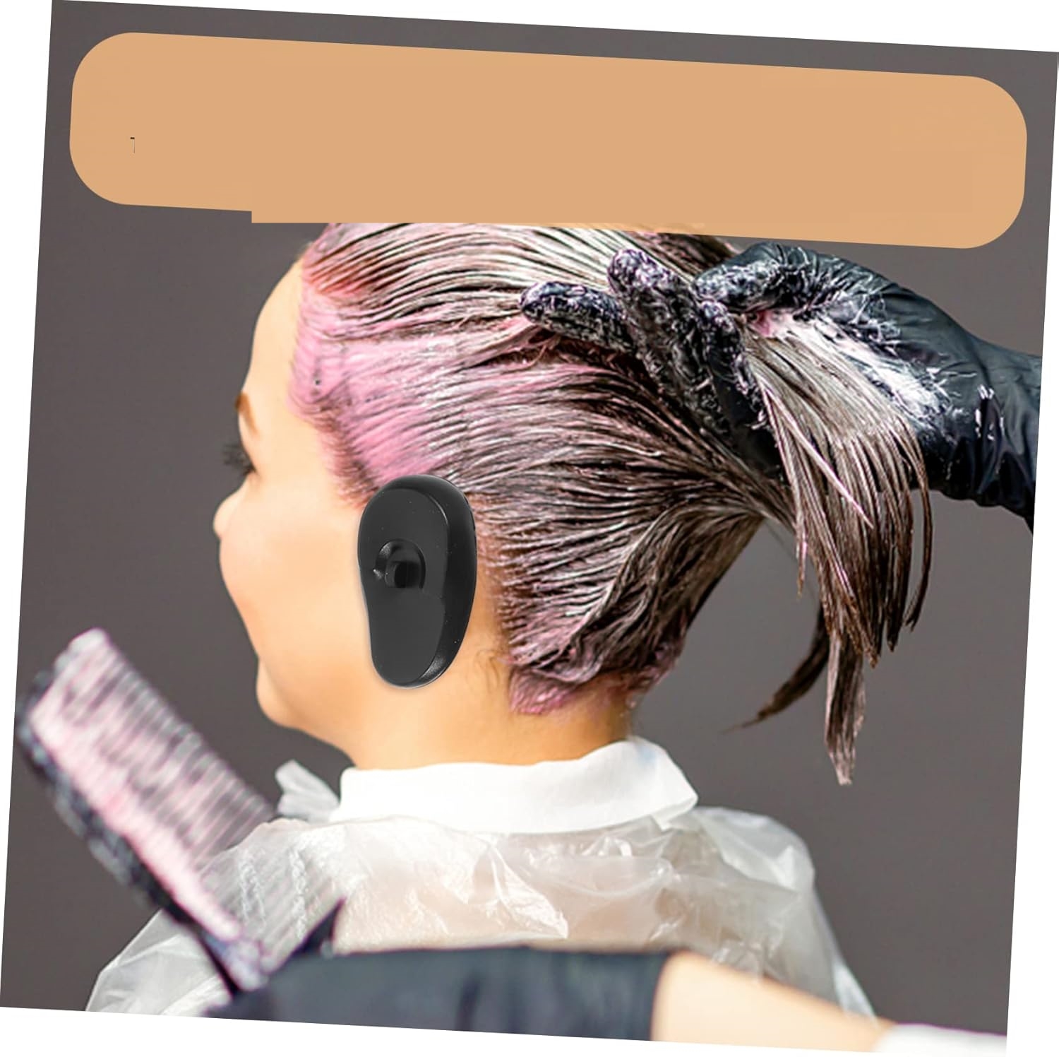 Kulak Koruyucu Saç Boyası Şampuan Kesim İçin 2 TAKIM 721240