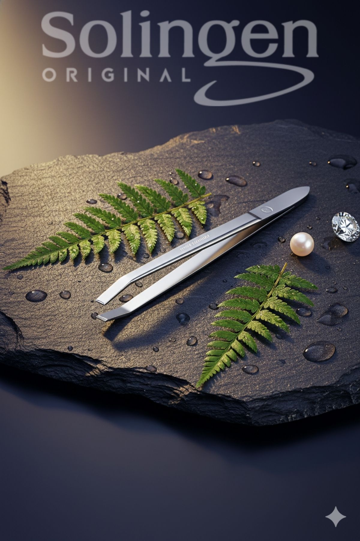 TransForMacion 3 mm İnce Uçlu Cımbız Titanyum Çelik Solingen Professional 721243