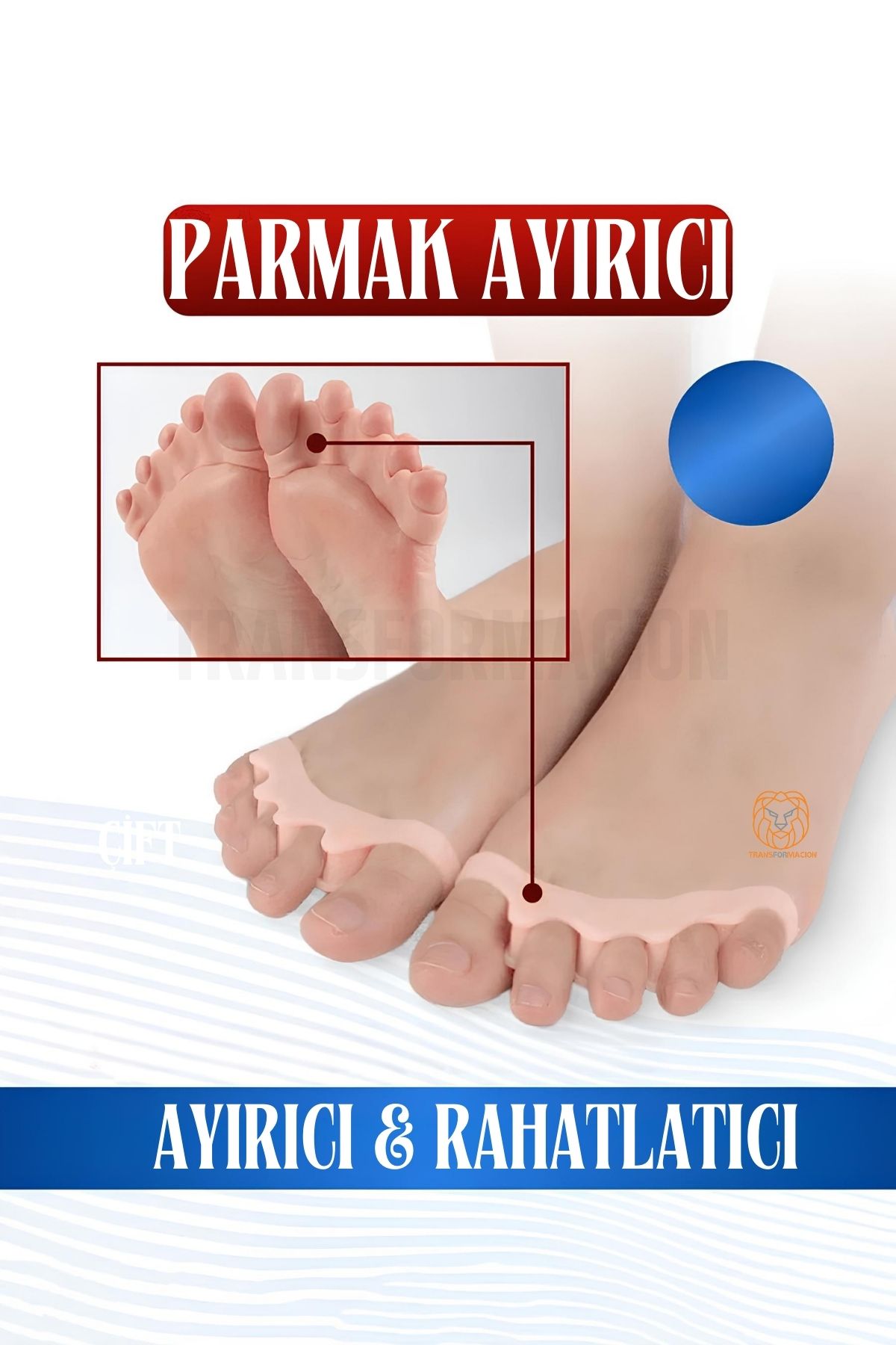 TransForMacion 5 Baş Parmak Ayırıcı ve Rahatlatıcı 2 ÇİFT 721247