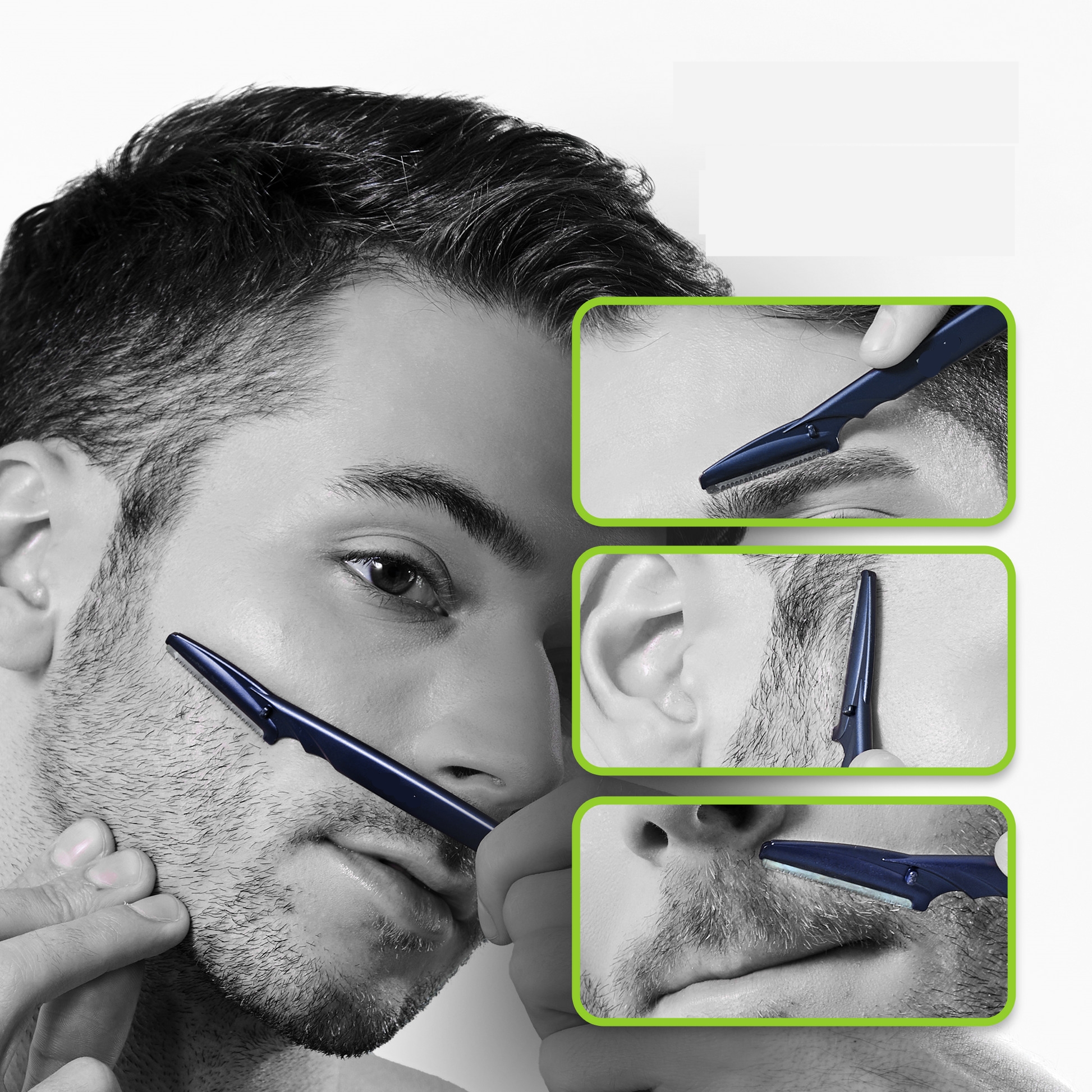 Erkek Kaş Şekillendirme Tüy Alma Jileti 2 ADET 721252