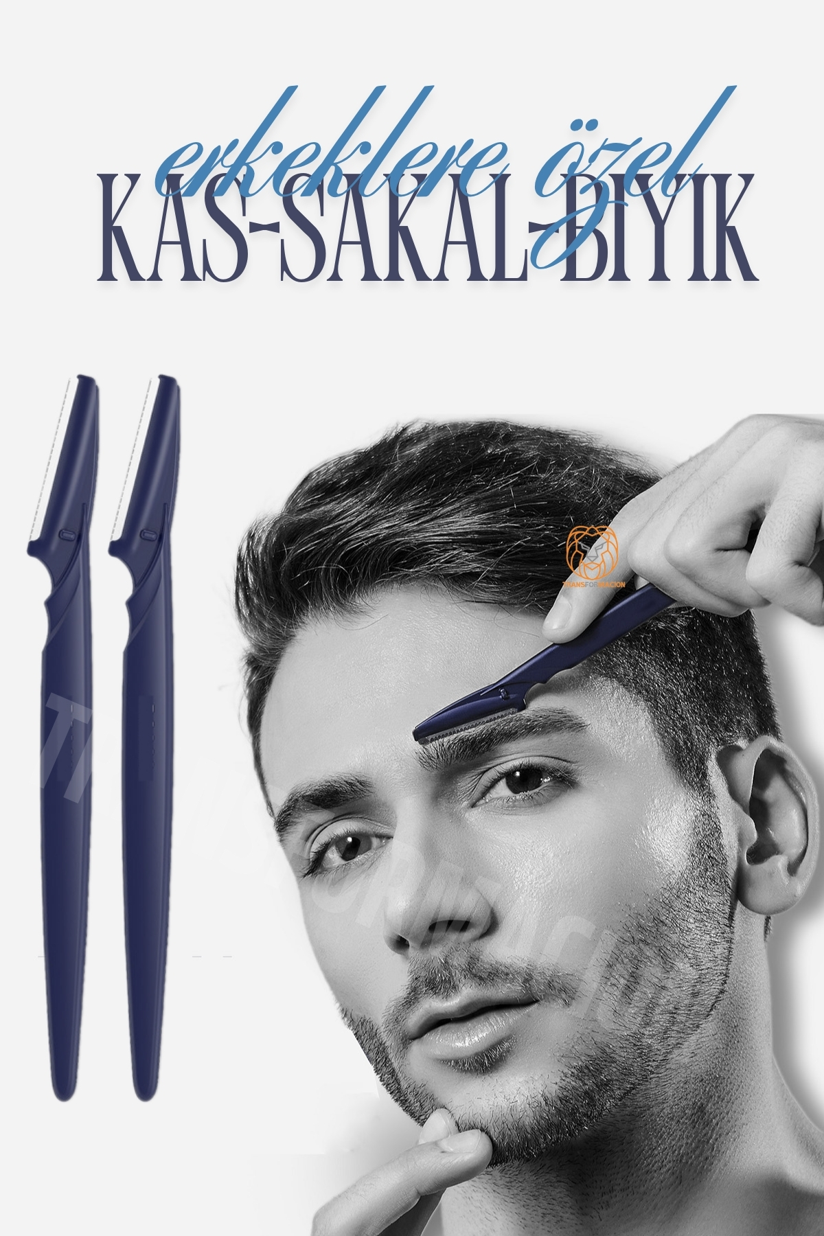 Erkek Kaş Şekillendirme Tüy Alma Jileti 2 ADET 721252