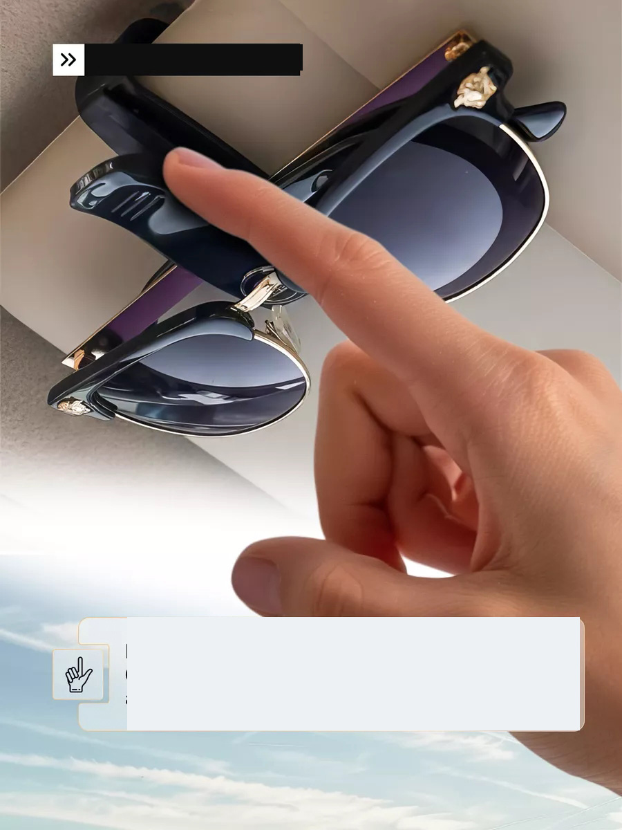 Araç Gözlük Tutucu Güneşliğe Uygun Mini 2 ADET 721257 