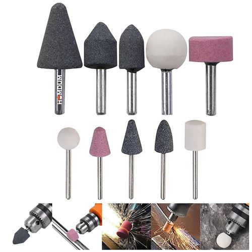 TransForMacion Seramik Uçlu Taşlama Seti Metal Alüminyum Çelik Dremel Uçlu Taşlama Kot Taşlama 721258
