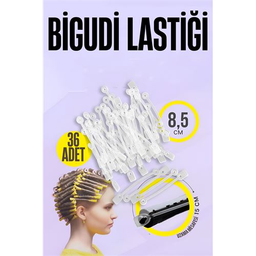 TransForMacion Bigudi Lastiği Perma Lastikleri 36 ADET 721259 