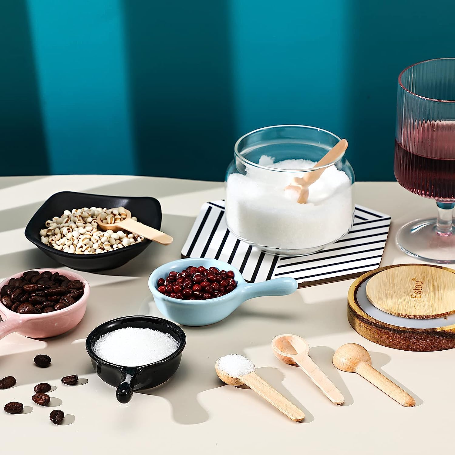 TransForMacion Ahşap Baharat Kaşığı Mini 10 Adet 721264