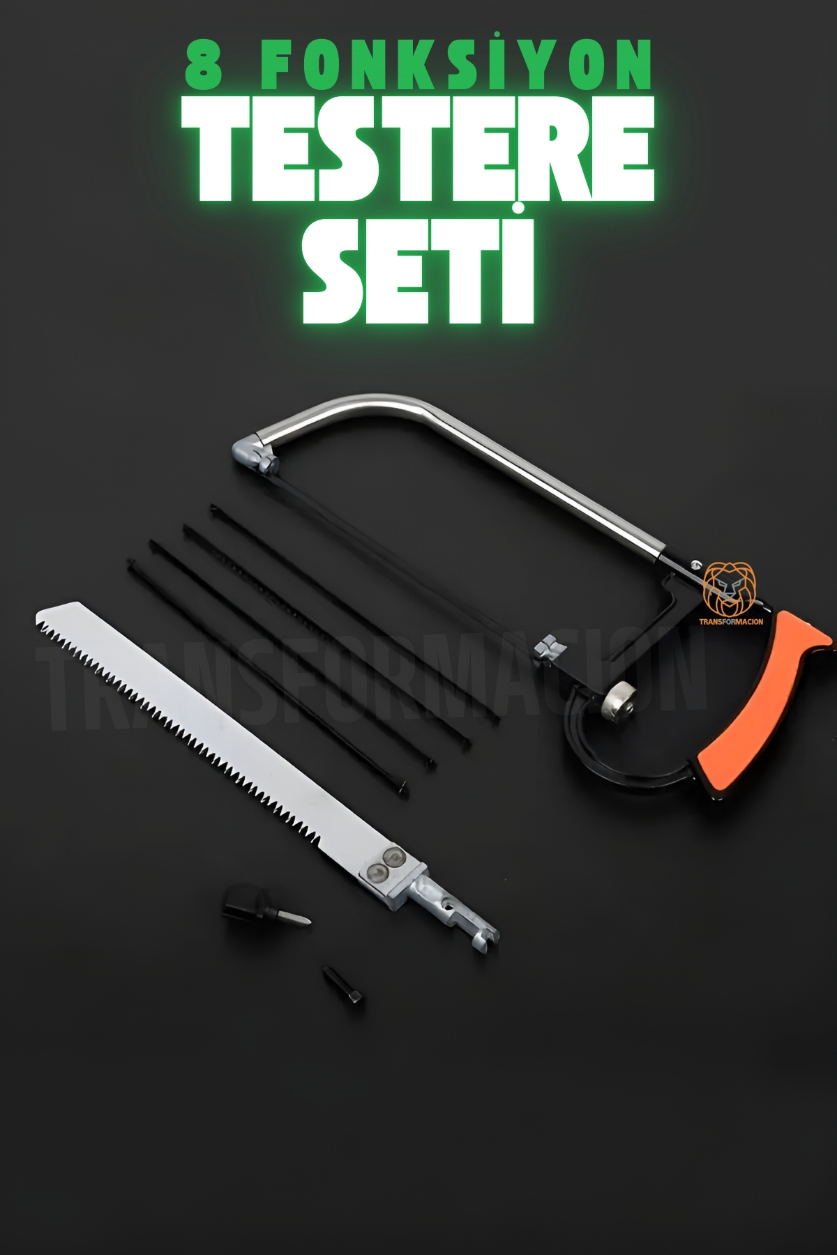 Testere Seti 8 in 1 8 Fonksiyonlu Karbon Çelik 721267	