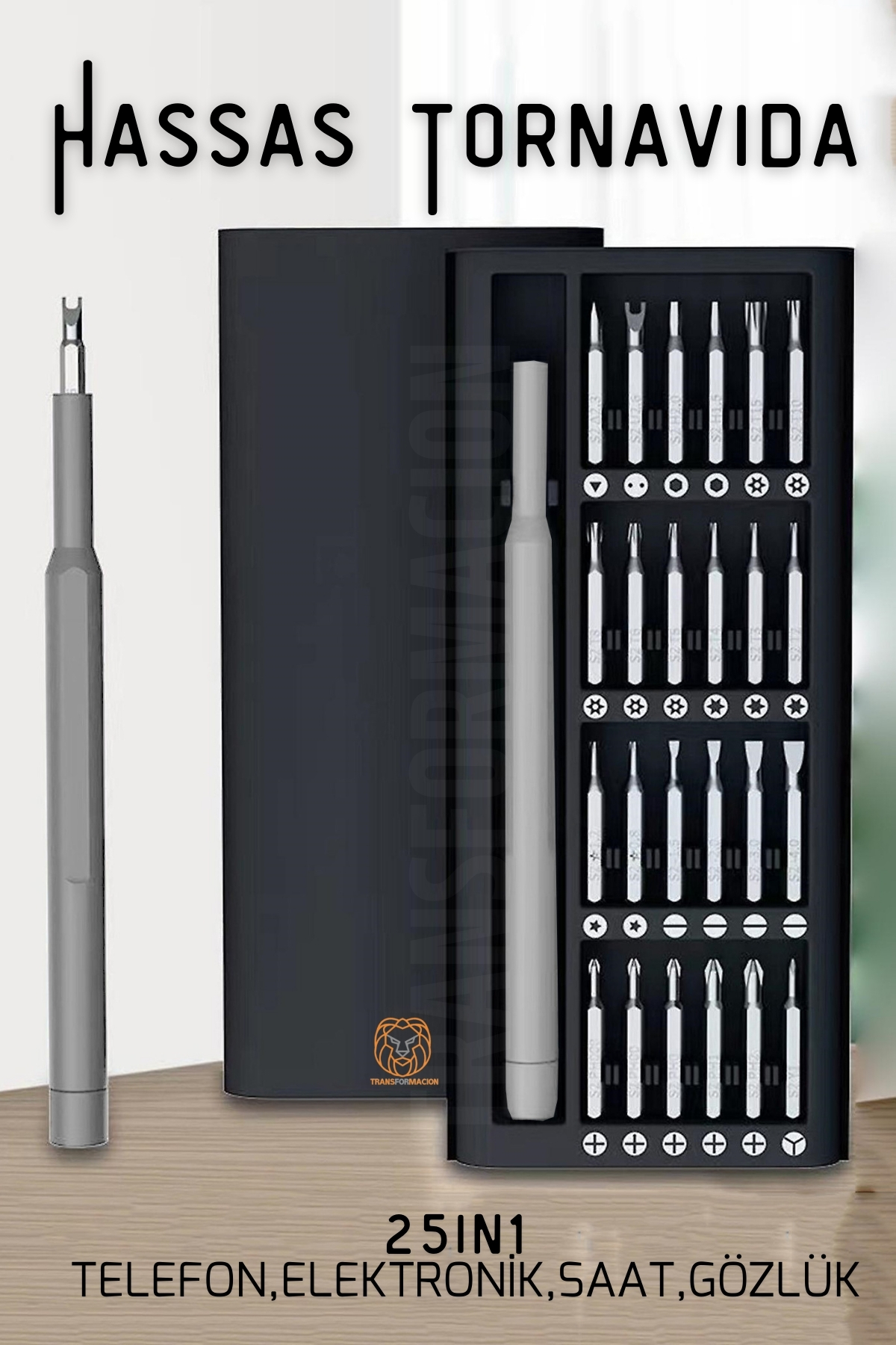 Manyetik Hassas Tornavida Seti Saat Elektronik Telefon Tamir Tornavidası 