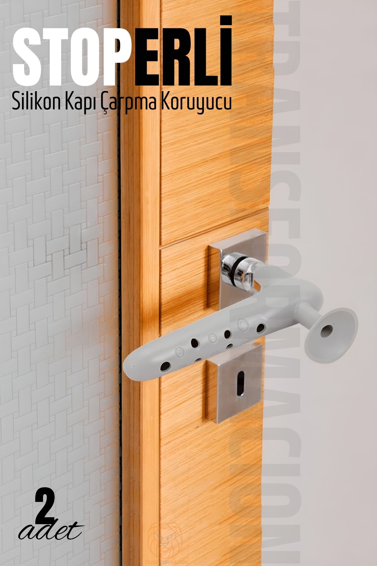 ModaCar Stoperli Kapı Kolu Silikon Koruyucu Anti-Statik 2 adet 