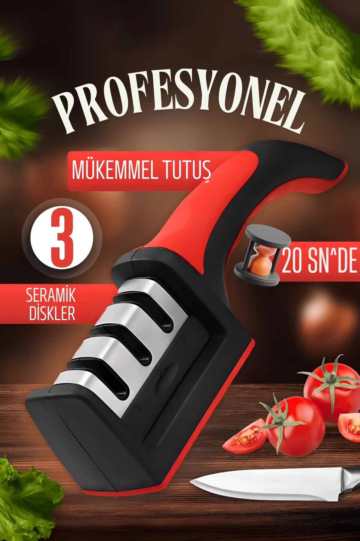 Seramik Tungsten Bıçak Bileyici Profesyonel 