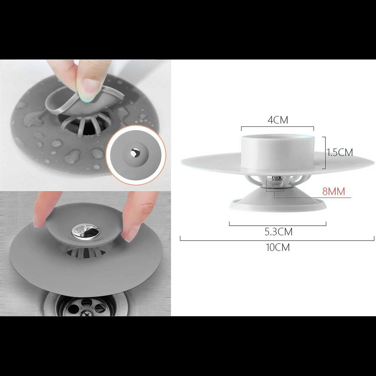 Lavabo Süzgeci Bas-Bırak 2 ADET 721277