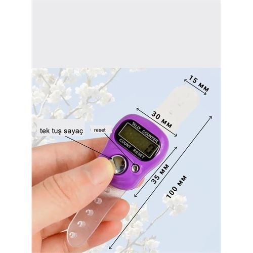 Transformacion Zikirmatik Dijital Parmak Sayacı Sıfırlanabilir 5 Haneli LCD Ekran 2 ADET 721281