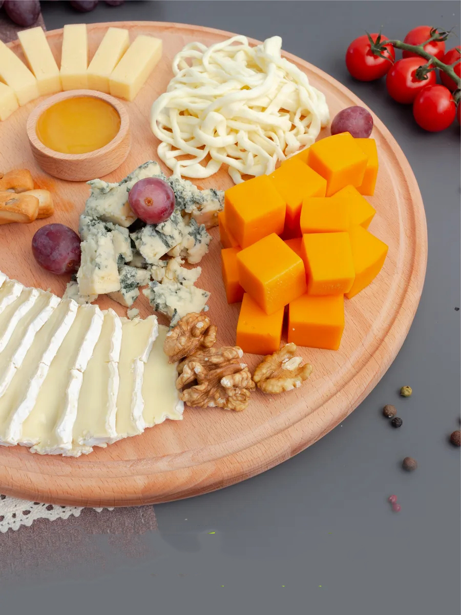 TransForMacion Ahşap Pizza Lahmacun Pide Sunum ve Kesim Tahtası 34 cm 2 ADET 721285