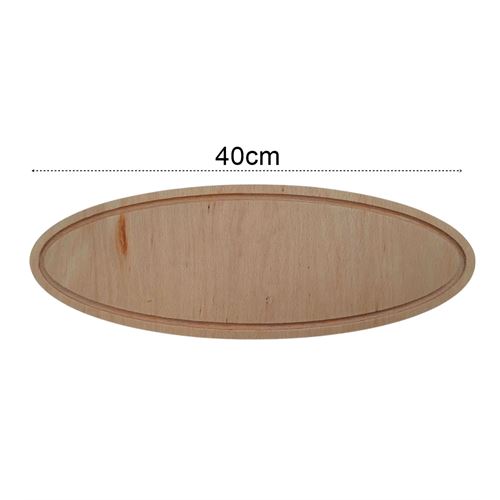 TransForMacion Ahşap Pide Sunum ve Kesim Tahtası 2 adet 40 Cm 721286