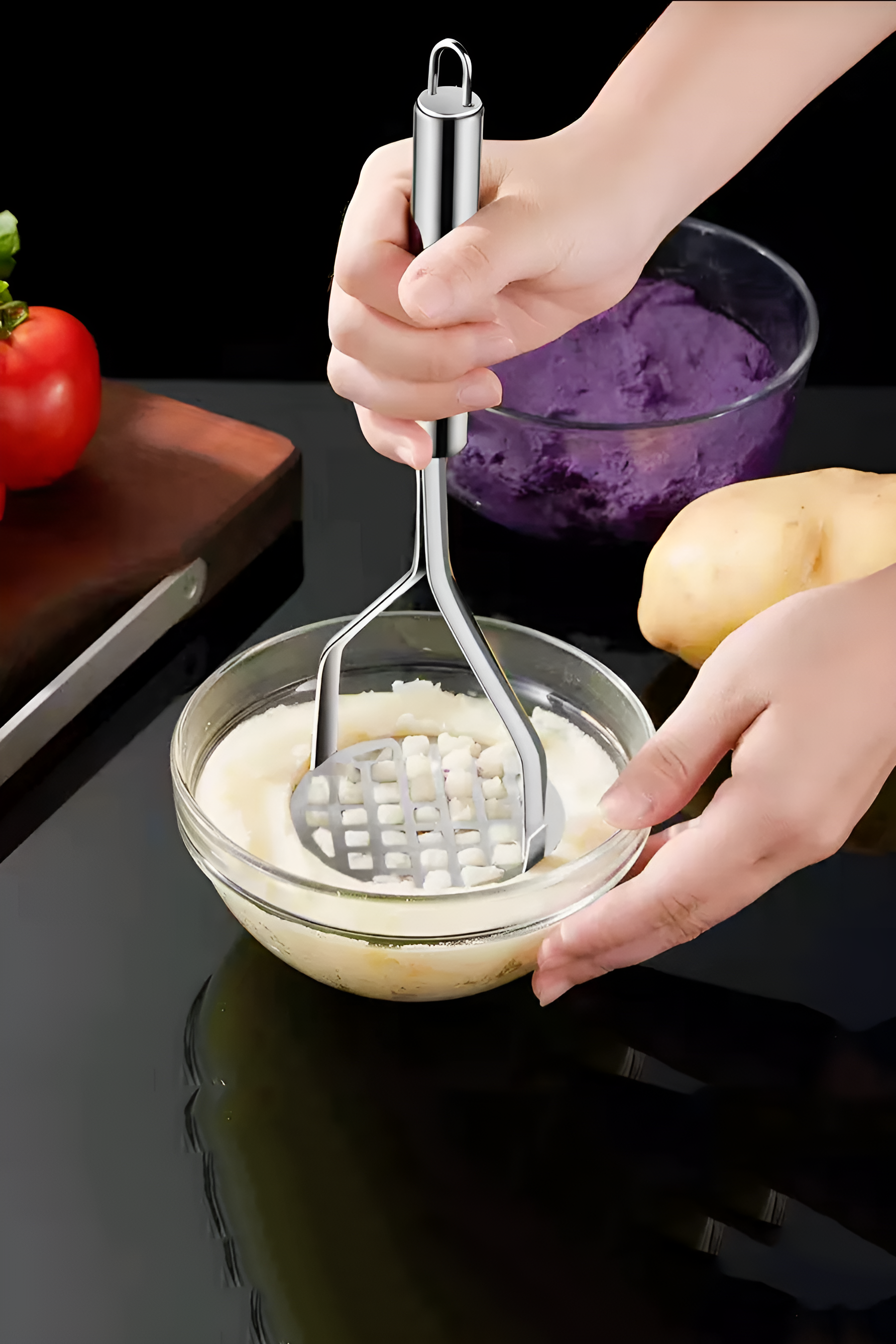 TransForMacion Patates Ezici  304 Paslanmaz Çelik Havuç Muz Avokado Ezici 721297