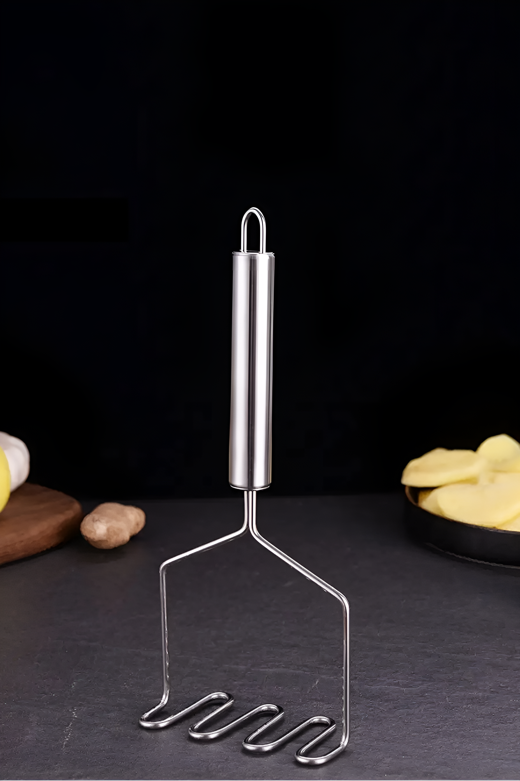 Patates Ezici  304 Paslanmaz Çelik Havuç Muz Avokado Ezici 721298