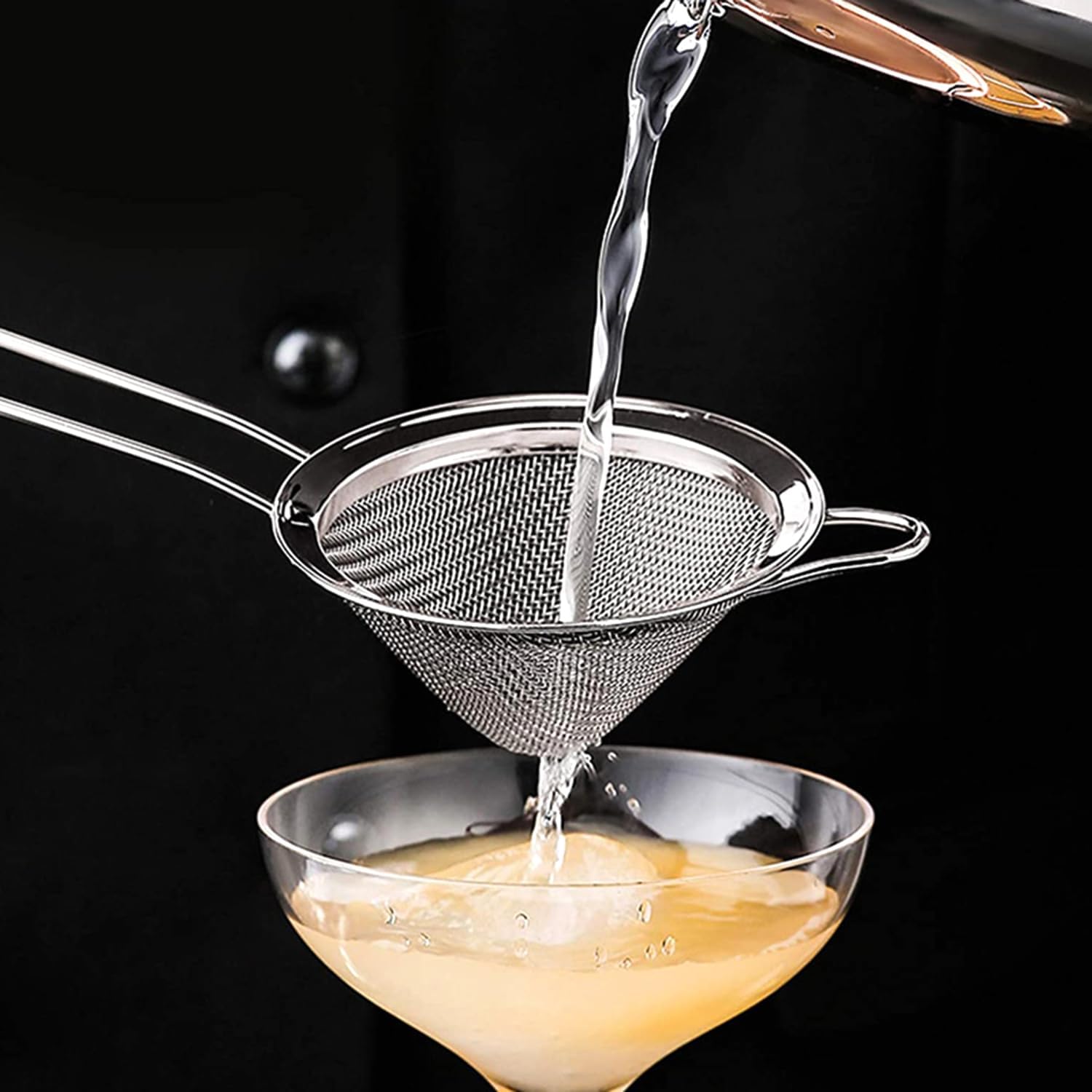 Klasik Çay Süzgeci 304 Paslanmaz Çelik 2 ADET 721306