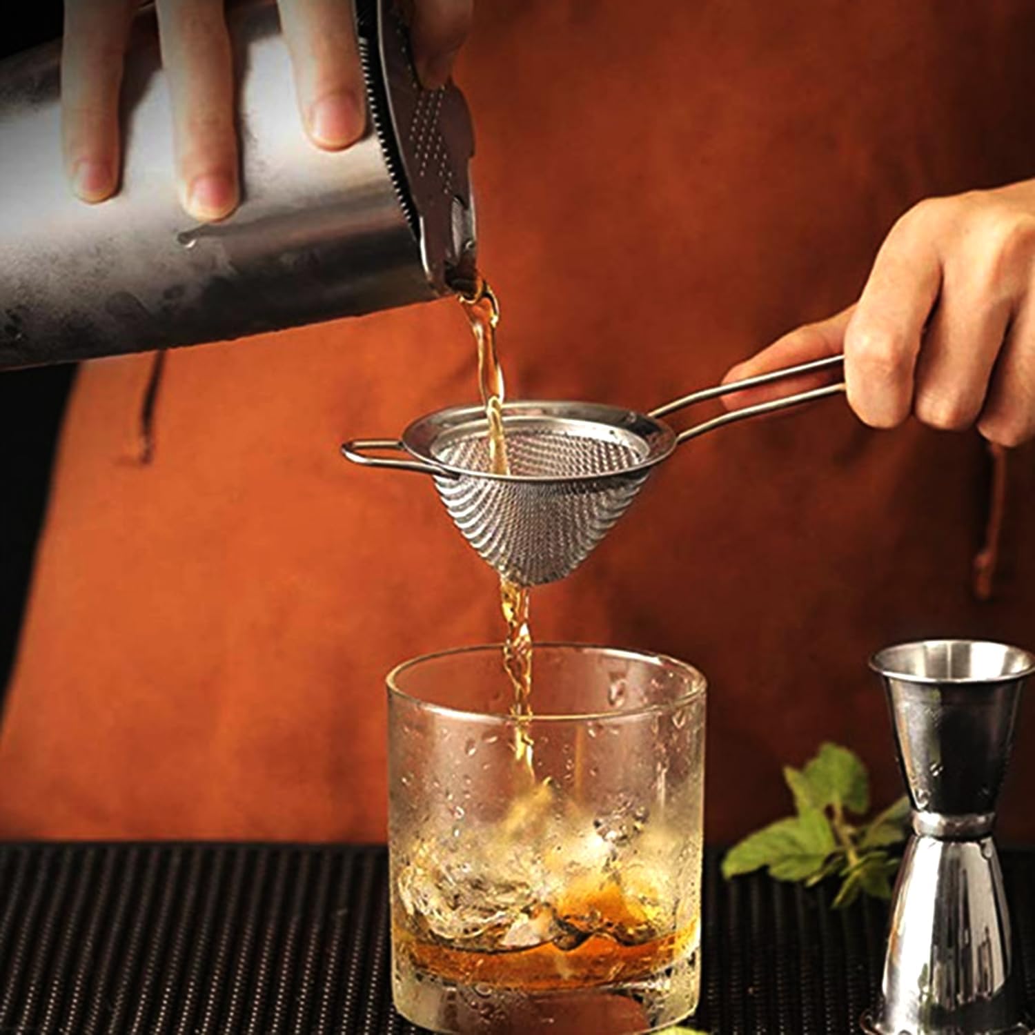 Klasik Çay Süzgeci 304 Paslanmaz Çelik 2 ADET 721306