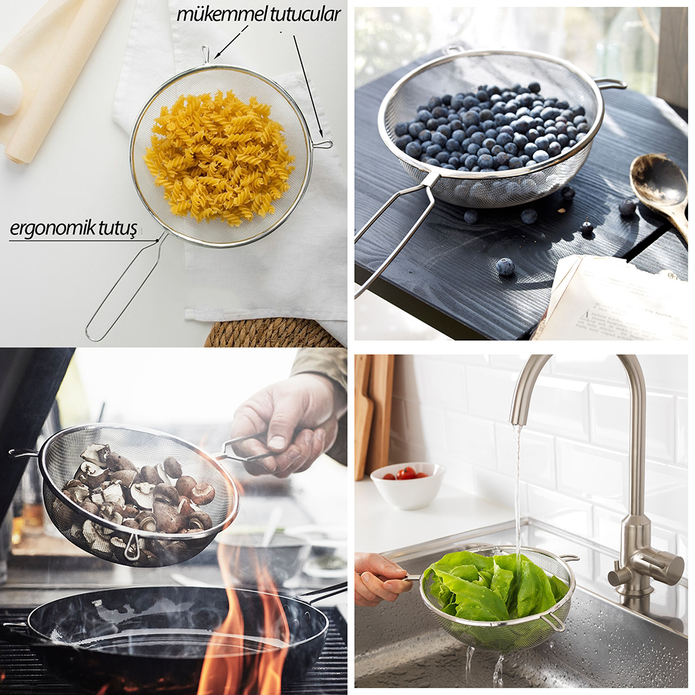 TransForMacion 18 Cm Süzgeç 304 Paslanmaz Çelik 721321