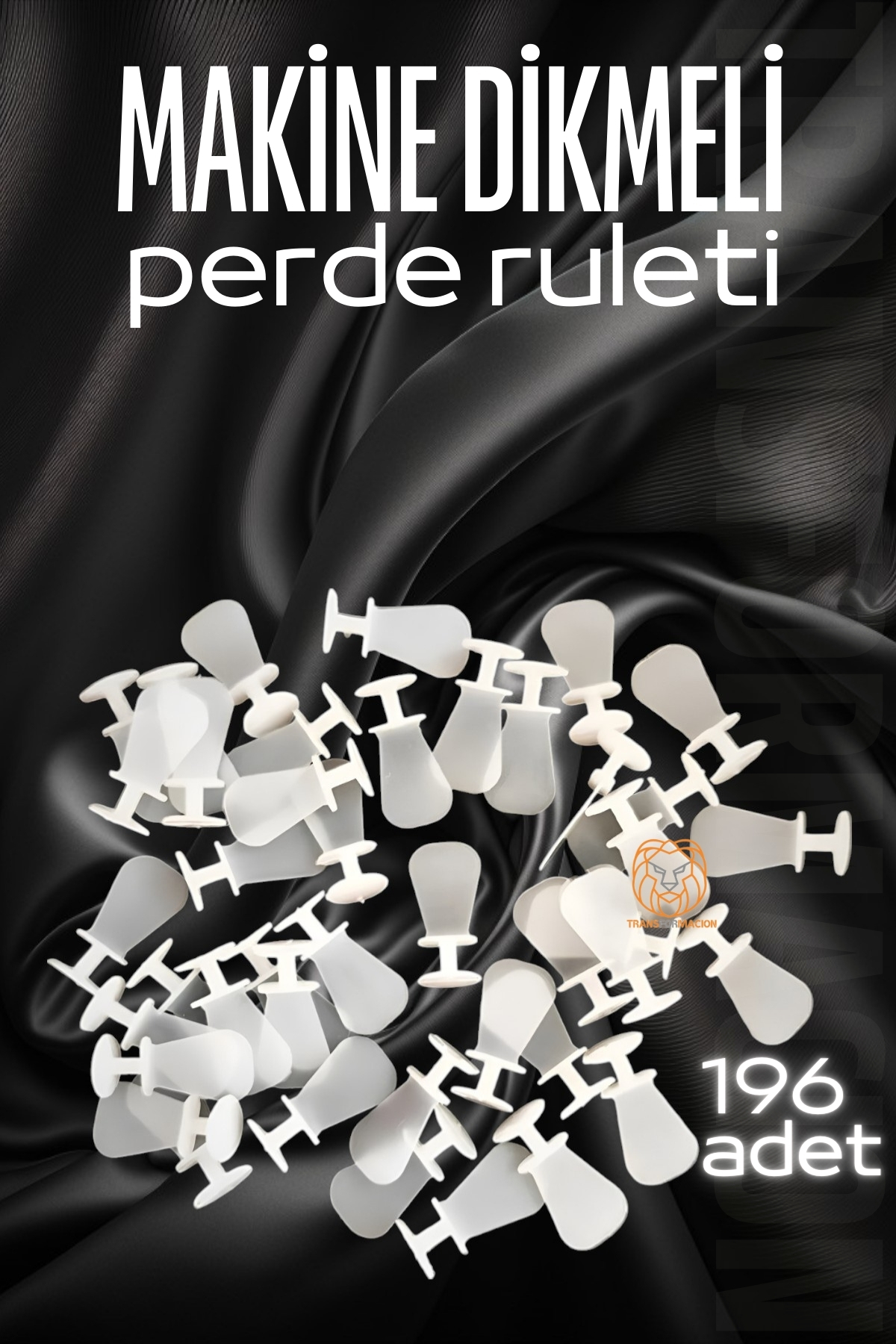 Makine Dikmeli Perde Düğmesi Perde ruleti Perde Düğmesi 196 Adet 721325